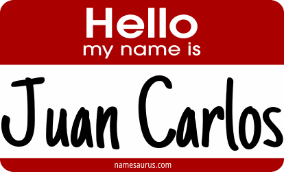 Hello my name is Juan Carlos png download